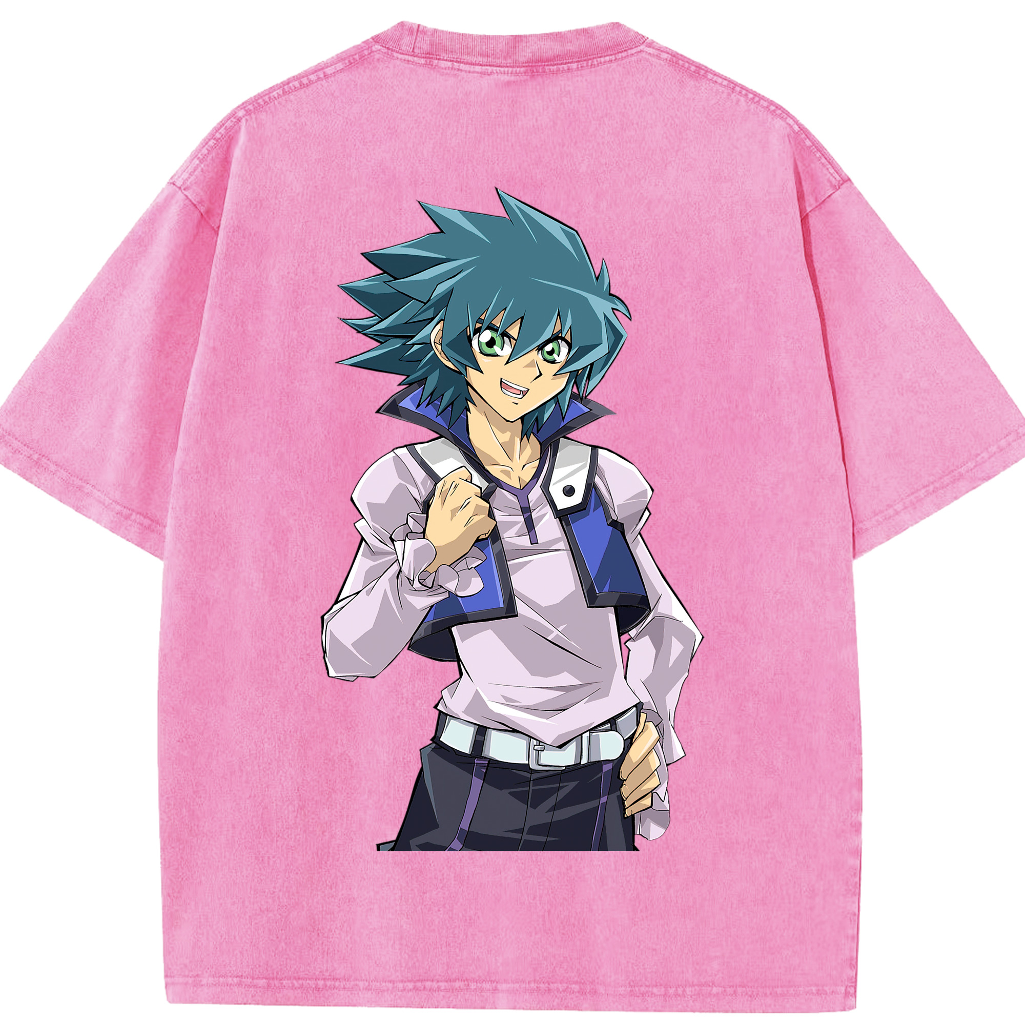 （画像用） 遊☆戯☆王 Yu-Gi-Oh! 綿100% ヴィンテージ風 半袖Tシャツ（背面プリント）
